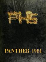 1981 H. B. Plant High School Yearbook from Tampa, Florida cover image