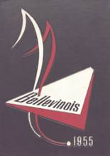 Belleville Township High School 1955 yearbook cover photo