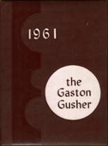 Gaston High School 1961 yearbook cover photo
