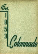 McBride High School 1953 yearbook cover photo