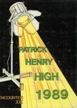 Patrick Henry High School 1989 yearbook cover photo