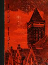 South High School 1939 yearbook cover photo