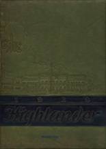 Highland Park High School 1939 yearbook cover photo