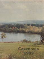 Cazenovia High School 1983 yearbook cover photo
