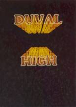 Duval High School 1988 yearbook cover photo