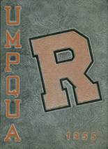 Roseburg High School 1955 yearbook cover photo