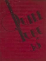 East High School 1938 yearbook cover photo