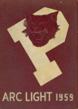 Palestine High School 1959 yearbook cover photo