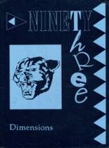 Dirigo High School 1993 yearbook cover photo