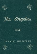 1952 Leavitt Institute Yearbook from Turner, Maine cover image