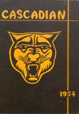 Cascade High School 1954 yearbook cover photo