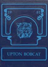 Upton High School 1981 yearbook cover photo