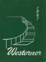 West High School 1961 yearbook cover photo