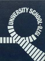 University School 1978 yearbook cover photo