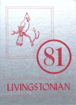 Livingston Central High School 1981 yearbook cover photo