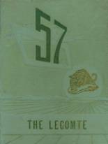 Lecompte High School 1957 yearbook cover photo
