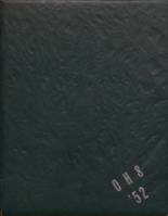 Orient-Macksburg High School 1952 yearbook cover photo