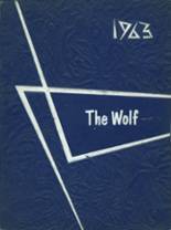 Webster High School 1963 yearbook cover photo