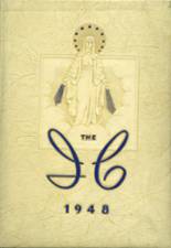 Immaculate Conception High School 1948 yearbook cover photo