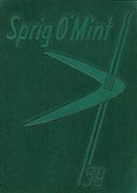 Bremen High School 1959 yearbook cover photo