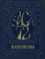 Blackford High School 1972 yearbook cover photo