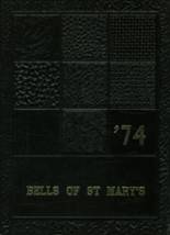 St. Mary High School 1974 yearbook cover photo