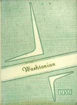 Washington High School 1959 yearbook cover photo