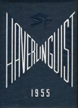 Haverling High School 1955 yearbook cover photo