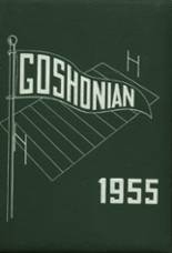 Goshen High School 1955 yearbook cover photo