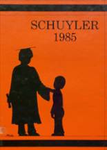 Schuylerville High School 1985 yearbook cover photo