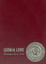 Leonia High School 1965 yearbook cover photo