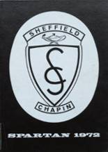 Sheffield-Chapin High School 1972 yearbook cover photo