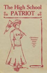 Seymour High School 1907 yearbook cover photo
