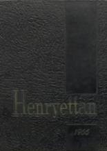 Henryetta High School 1966 yearbook cover photo