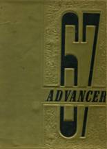 Advance High School 1967 yearbook cover photo