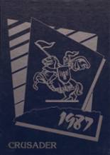 Notre Dame High School 1987 yearbook cover photo