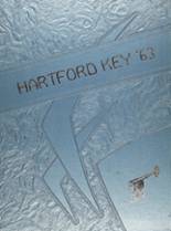 Hartford High School 1963 yearbook cover photo