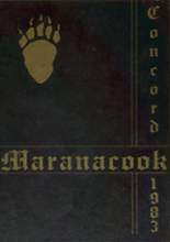 Maranacook High School 1983 yearbook cover photo