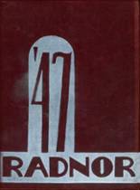 Radnor High School 1947 yearbook cover photo