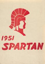 Sparta High School 1951 yearbook cover photo