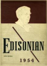 Edison Technical High School 1954 yearbook cover photo