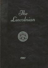 Lincoln Academy 1951 yearbook cover photo