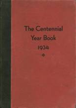 Centennial High School 1934 yearbook cover photo