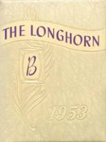 1953 Burwell High School Yearbook from Burwell, Nebraska cover image