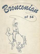 North Branch High School 1954 yearbook cover photo