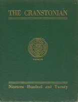 1920 Cranston High School West Yearbook from Cranston, Rhode Island cover image