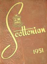 Scott High School 1951 yearbook cover photo