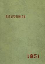 Galveston High School 1951 yearbook cover photo