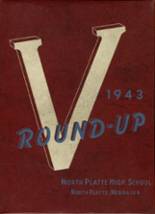 North Platte High School 1943 yearbook cover photo