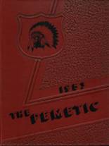 Pemetic High School 1953 yearbook cover photo
